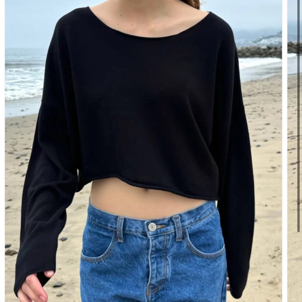 Cameron Cropped Sweater Brandy Melville